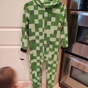 Minecraft onesie pajamas